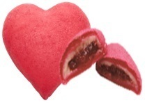 밭에서 따온  딸기 하트빵 생지