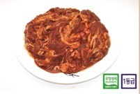 초록나무/[무항생제]1등급(연탄)불만난매콤오리불고기/kg
