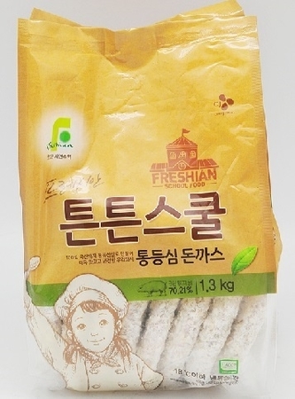 CJ 튼튼스쿨 통등심돈까스 80g