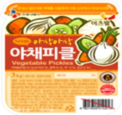이츠웰 아삭아삭 야채피클 3KG