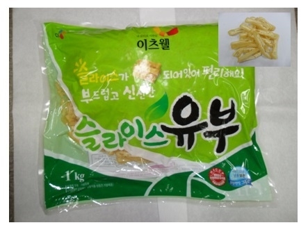 이츠웰 유부(냉동 슬라이스) 500g