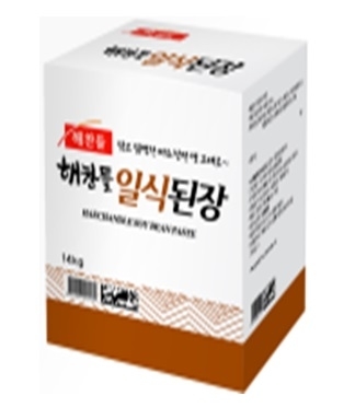 해찬들 일식(왜) 된장